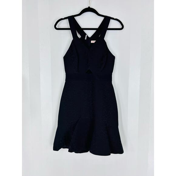 NWT REBECCA TAYLOR Women’s Black Bodycon Sleeveless Dress Sz 0
